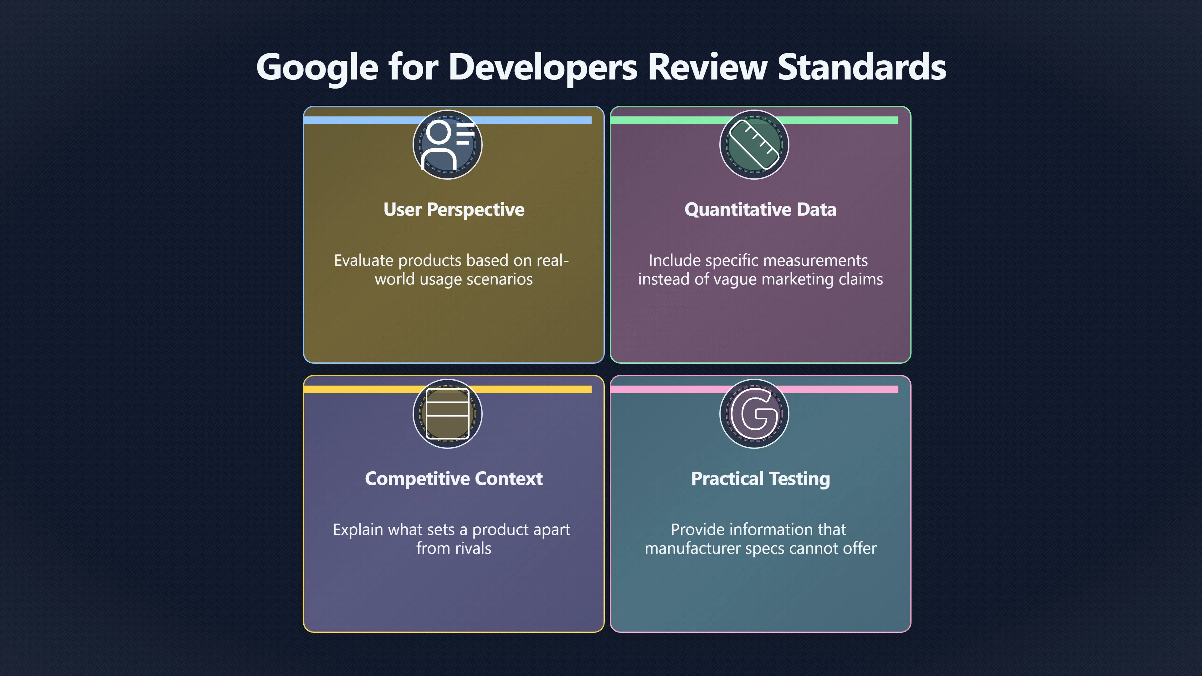 Overview image for The Comparison That Makes a Review Useful