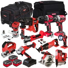 Listing image for Excel 18V 11 Piece Power Tool Kit with 3 x 4.0Ah Battery & Charger EXLKIT-17314