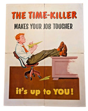Listing image for SHELDON CLAIRE VINTAGE POSTER - Business Mid Century Office Motivational 1962