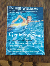Listing image for Vintage ESTHER WILLIAMS Movie Memorabilia magazine Get In The Swim 1957