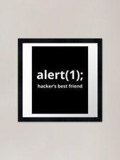 Listing image for alert one - hacker's best friend Fr Framed Wall Art Poster Canvas Print Picture