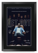 Listing image for Get Out Movie Film Poster Cast Signed Printed Autograph A3 Framed Memorabilia