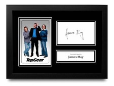 Listing image for James May Signed A4 Framed Photo Display Autograph Top Gear Memorabilia +COA
