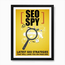 Listing image for Seo Spy Art Print Framed Wall Art Poster Canvas Print Picture