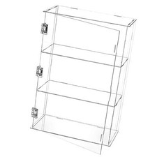 Listing image for Transparent Countertop Showcase for Memorabilia Collectibles Action Figure