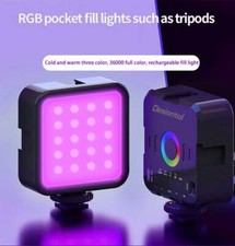 Listing image for W70 Camera Photography Video Fill Light RGB Warm Cool LED Fill Lamp 3000K-9000K