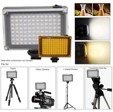 Listing image for 96LED Video Light Studio Rechargable Lamp Photo For Wedding Party + 2500mAh Batt