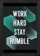Listing image for Business Motivation Work Framed Wall Art Poster Canvas Print Picture