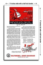 Listing image for 1951 Site for Your New Plant Baltimore Ohio Railroad - 11x17 Poster