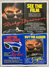 Listing image for Cinema / Marketing Poster: RISKY BUSINESS 1983 Tom Cruise Rebecca De Mornay
