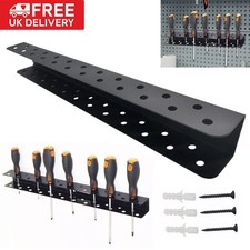 Listing image for Wall Mounted Screwdriver Organizer Rack Hand Tool Holder Organizer Storage Shelf