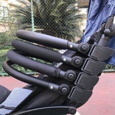 Listing image for Baby Stroller Accessories Armrest Bumper Bar Leather Cover Handle Stroller Fence