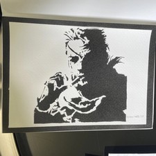 Listing image for Moreno-Mata metal gear Poster Sora Handmade Graffiti Sreet Art NEW