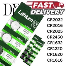 Listing image for CR2032, CR2016, CR2025, CR2450, CR1220, CR1620, CR1616 Battery car key coin cell
