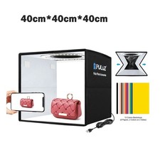 Listing image for PULUZ 40cm Photo Studio Light Box for Product Photography with 3 Color Dimmable