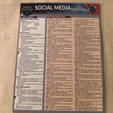 Listing image for Social Media Marketing: A Quickstudy Laminated Reference Guide (Poster)